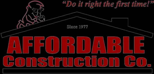 Number 2 Roofing Company Logo for Affordable Construction Co