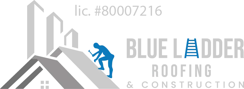 Number 3 Roofing Company Logo for Blue Ladder Roofing & Construction